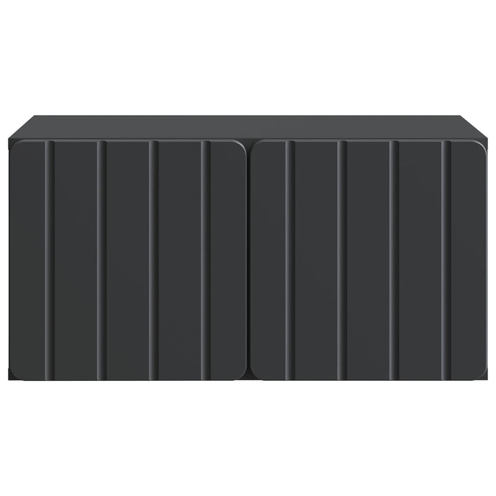 Væghængt TV-skab 59,5 x 41 x 30 cm Sort Konstrueret træ