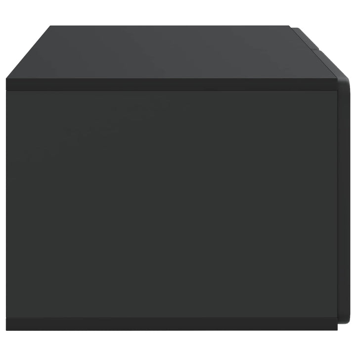 Væghængt TV-skab 59,5 x 41 x 30 cm Sort Konstrueret træ