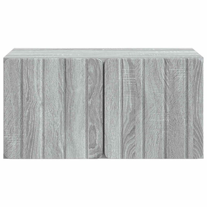 Væghængt TV-skab 59,5 x 41 x 30 cm Grå Sonoma Konstrueret træ