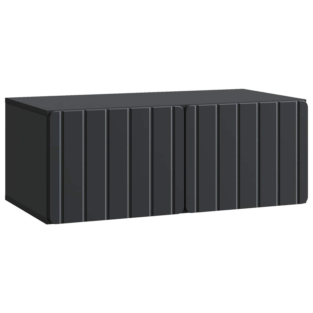Væghængt TV-skab 78,5 x 41 x 30 cm Sort Konstrueret træ