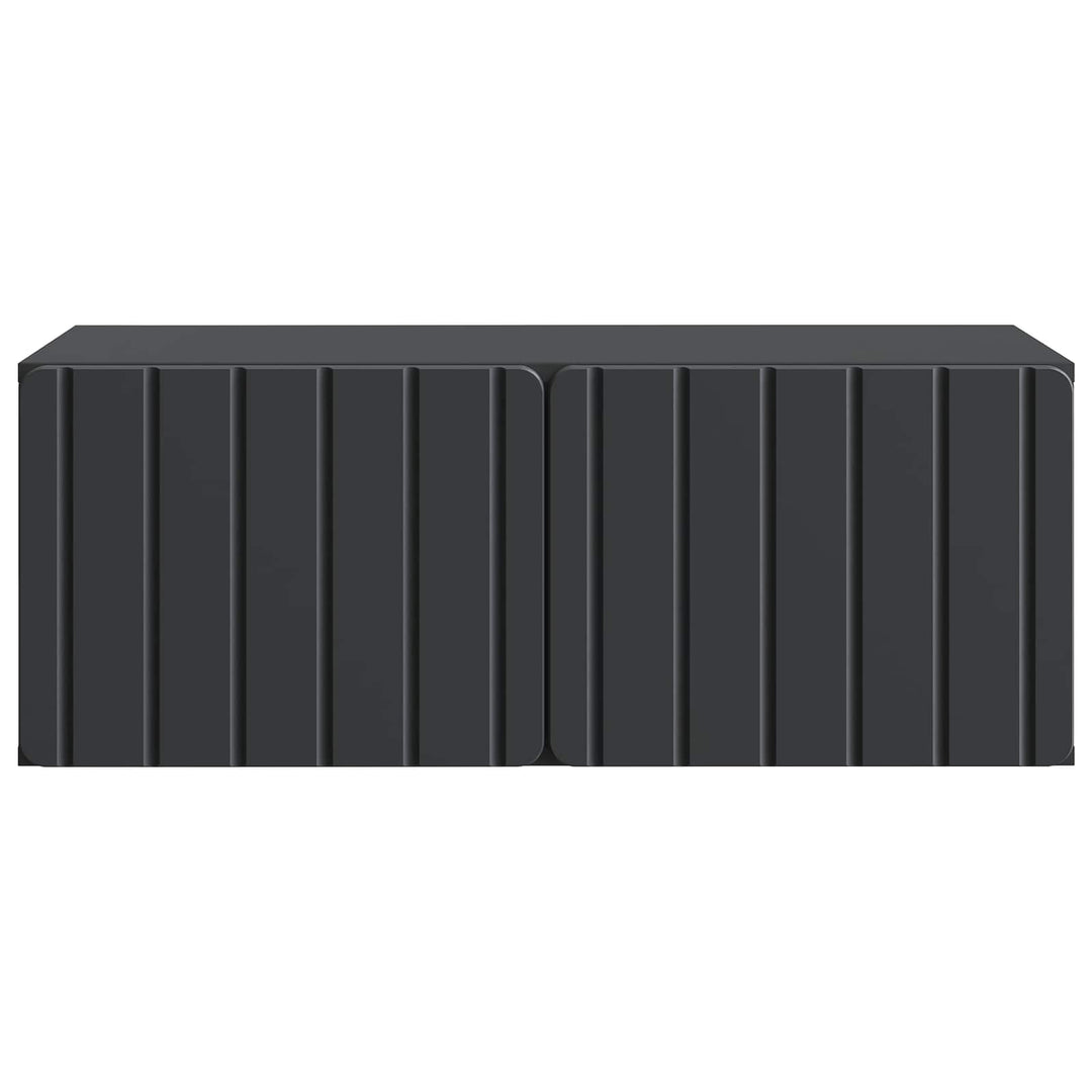 Væghængt TV-skab 78,5 x 41 x 30 cm Sort Konstrueret træ