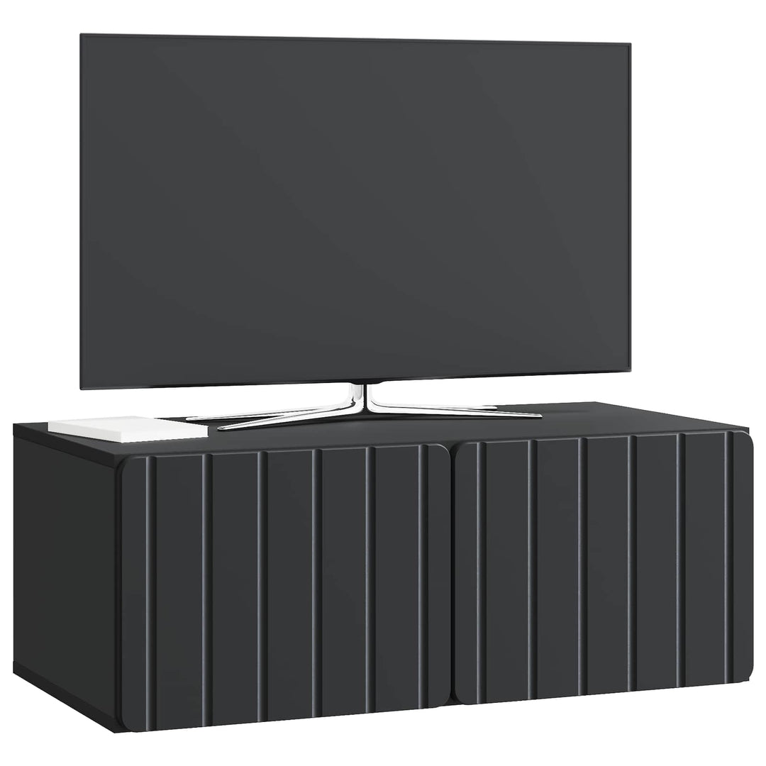 Væghængt TV-skab 78,5 x 41 x 30 cm Sort Konstrueret træ