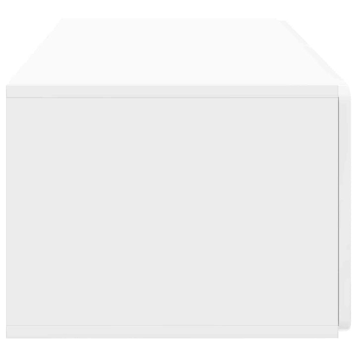 Væghængt TV-skab 78,5 x 41 x 30 cm Hvid højglans