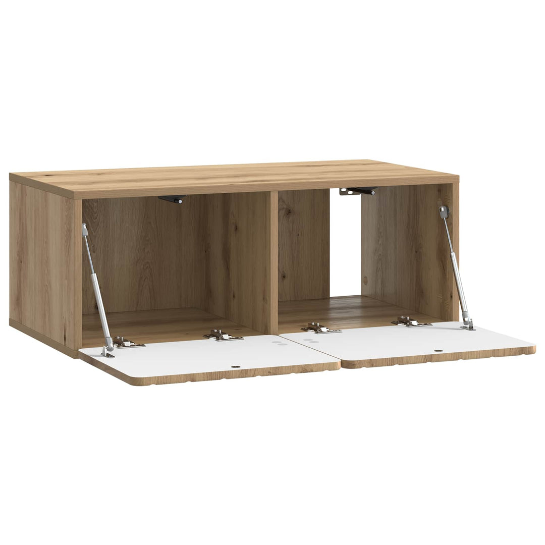 Væghængt TV-skab Artisan-eg 78,5 x 41 x 30 cm Konstrueret træ