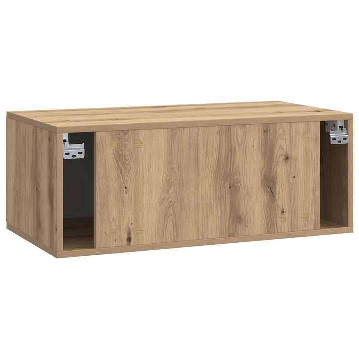 Væghængt TV-skab Artisan-eg 78,5 x 41 x 30 cm Konstrueret træ