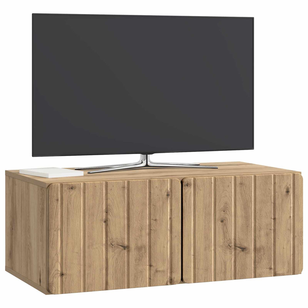 Væghængt TV-skab Artisan-eg 78,5 x 41 x 30 cm Konstrueret træ