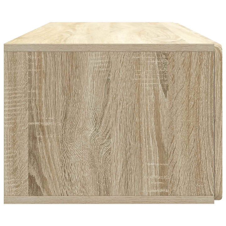 Væghængt TV-skab 98 x 41 x 30 cm Sonoma-eg Konstrueret træ