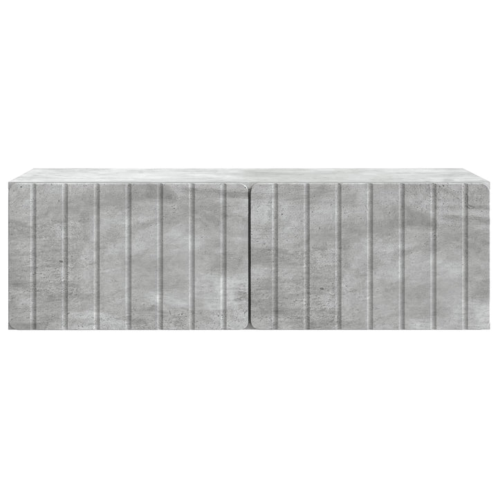 Væghængt TV-skab 98 x 41 x 30 cm Betongrå Konstrueret træ
