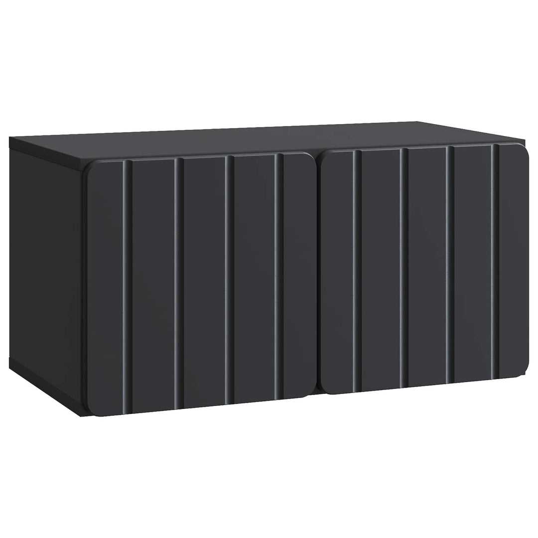 Væghængt TV-skab 59,5 x 31 x 30 cm Sort Konstrueret træ