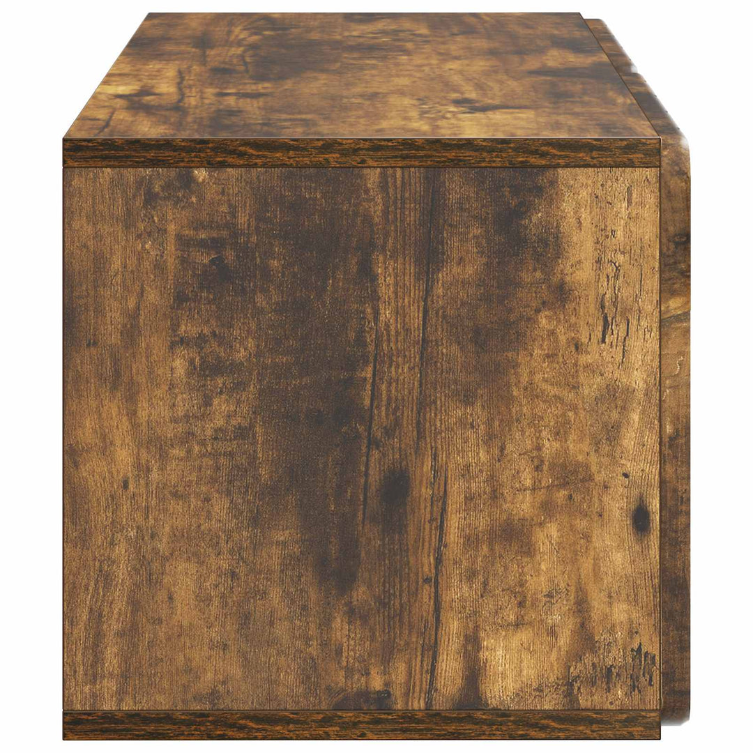 Væghængt TV-skab 59,5 x 31 x 30 cm Røget eg Konstrueret træ