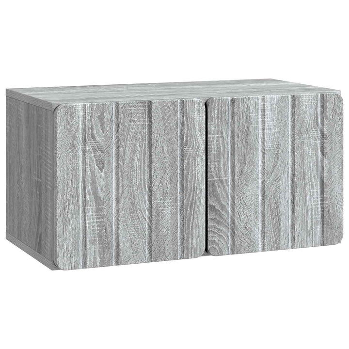 Væghængt TV-skab 59,5 x 31 x 30 cm Grå Sonoma Konstrueret træ