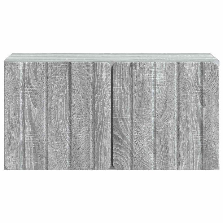Væghængt TV-skab 59,5 x 31 x 30 cm Grå Sonoma Konstrueret træ