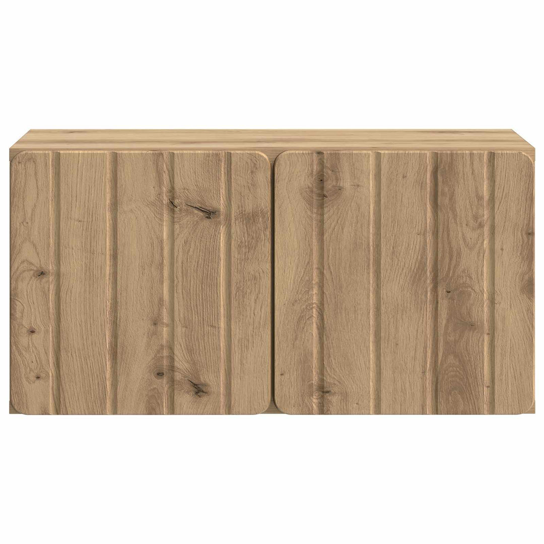 Væghængt TV-skab 59,5 x 31 x 30 cm Artisan-eg Konstrueret træ