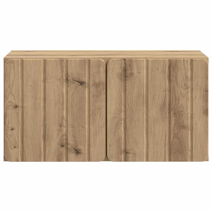 Væghængt TV-skab 59,5 x 31 x 30 cm Artisan-eg Konstrueret træ