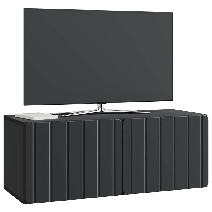 Væghængt TV-skab 78,5 x 31 x 30 cm Sort Konstrueret træ