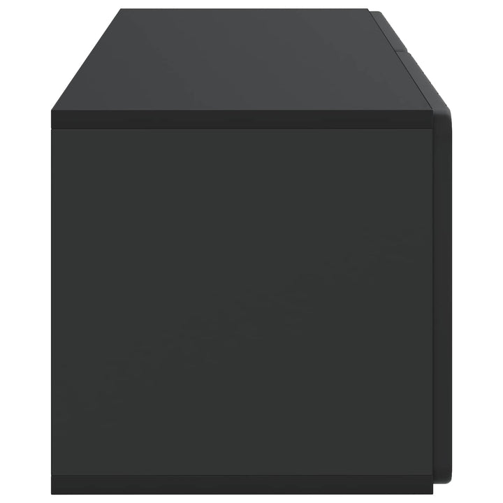 Væghængt TV-skab 78,5 x 31 x 30 cm Sort Konstrueret træ