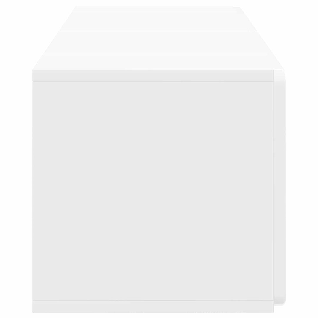 Væghængt TV-skab 78,5 x 31 x 30 cm Hvid højglans