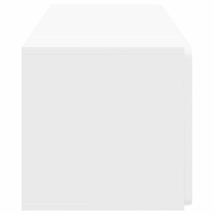 Væghængt TV-skab 78,5 x 31 x 30 cm Hvid højglans