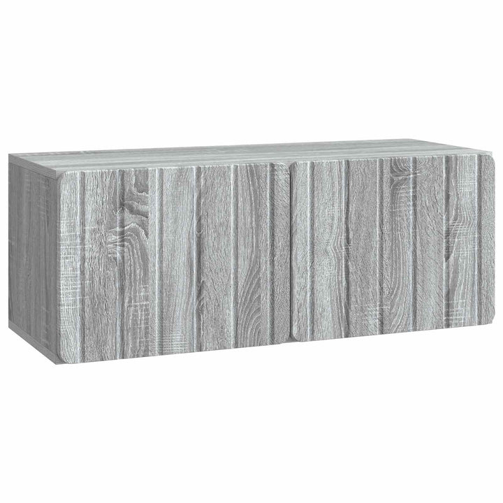 Væghængt TV-skab 78,5 x 31 x 30 cm Grå Sonoma Konstrueret træ