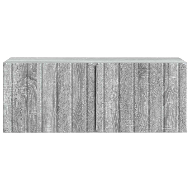 Væghængt TV-skab 78,5 x 31 x 30 cm Grå Sonoma Konstrueret træ