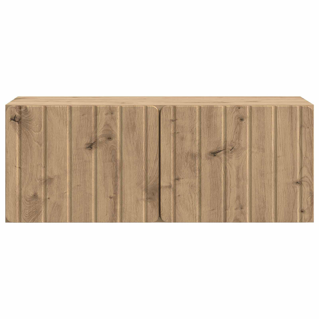 Væghængt TV-skab 78,5 x 31 x 30 cm Artisan-eg Konstrueret træ