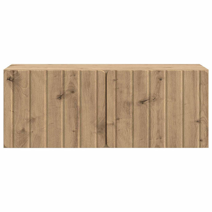 Væghængt TV-skab 78,5 x 31 x 30 cm Artisan-eg Konstrueret træ