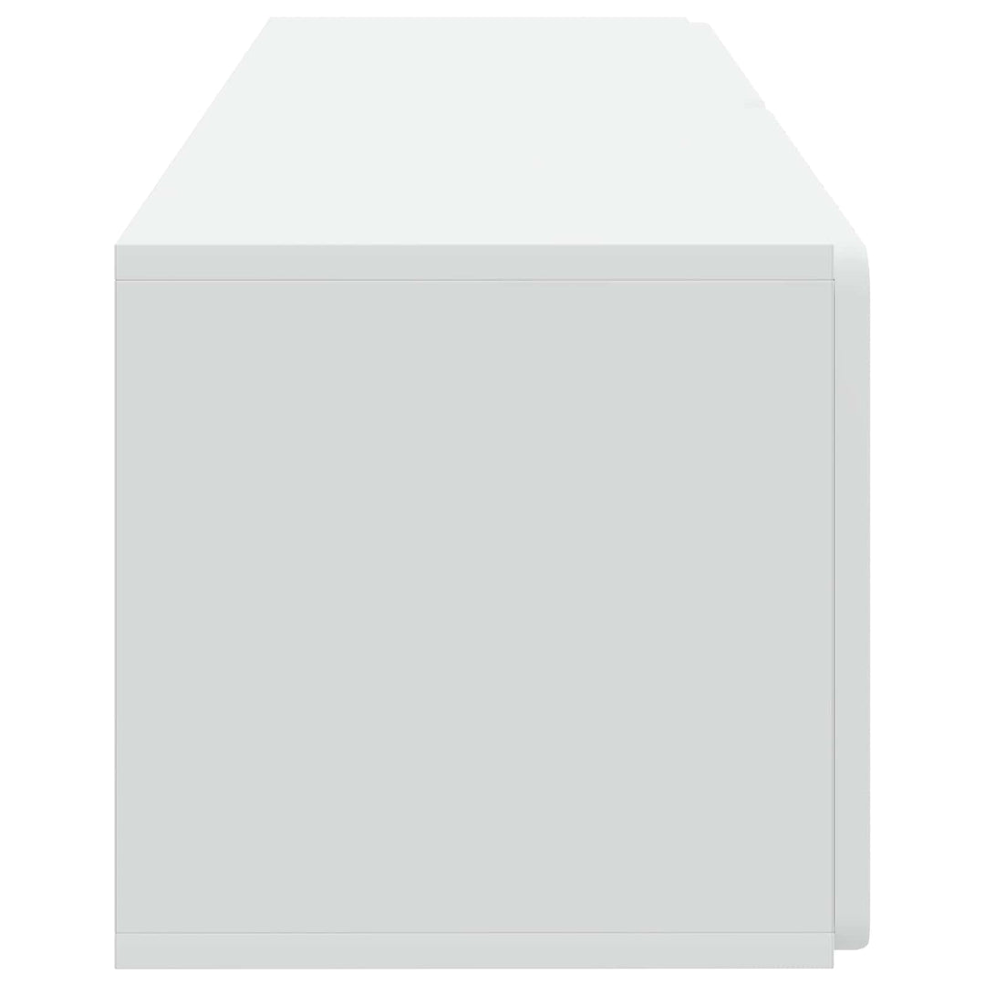 Væghængt TV-skab 98 x 31 x 30 cm Hvid Konstrueret træ