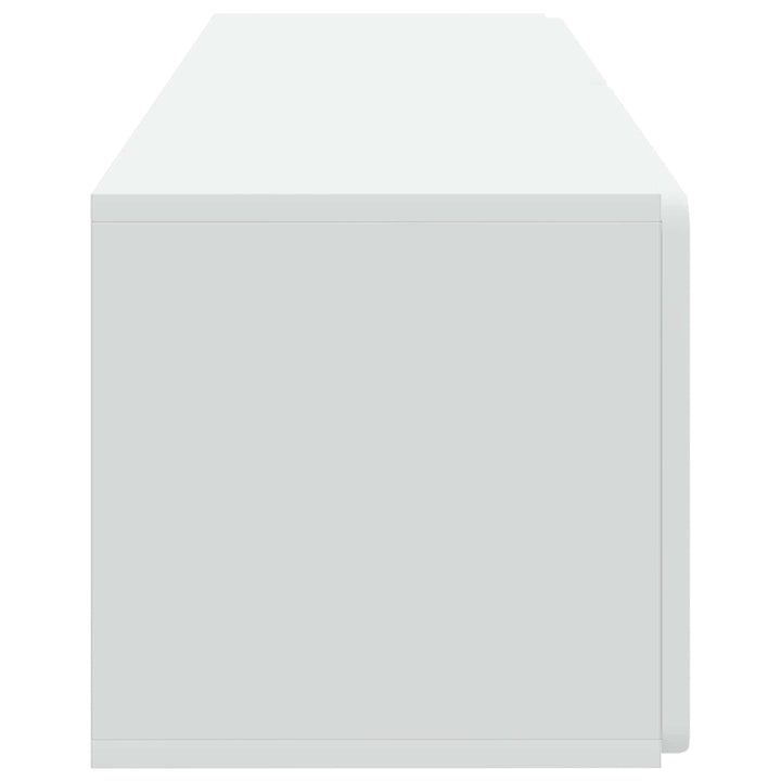 Væghængt TV-skab 98 x 31 x 30 cm Hvid Konstrueret træ