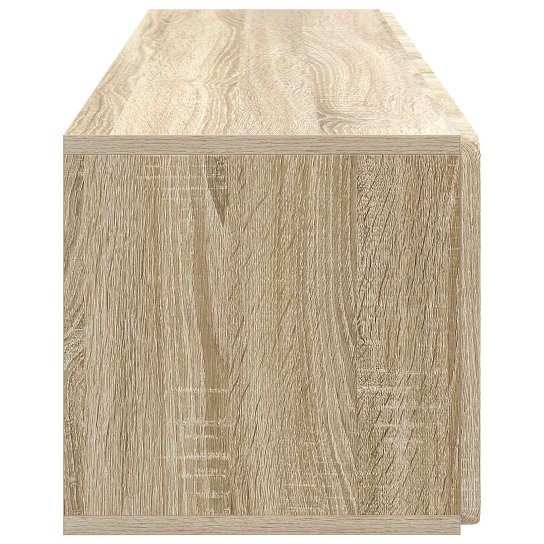 Væghængt TV-skab 98 x 31 x 30 cm Sonoma-eg Konstrueret træ