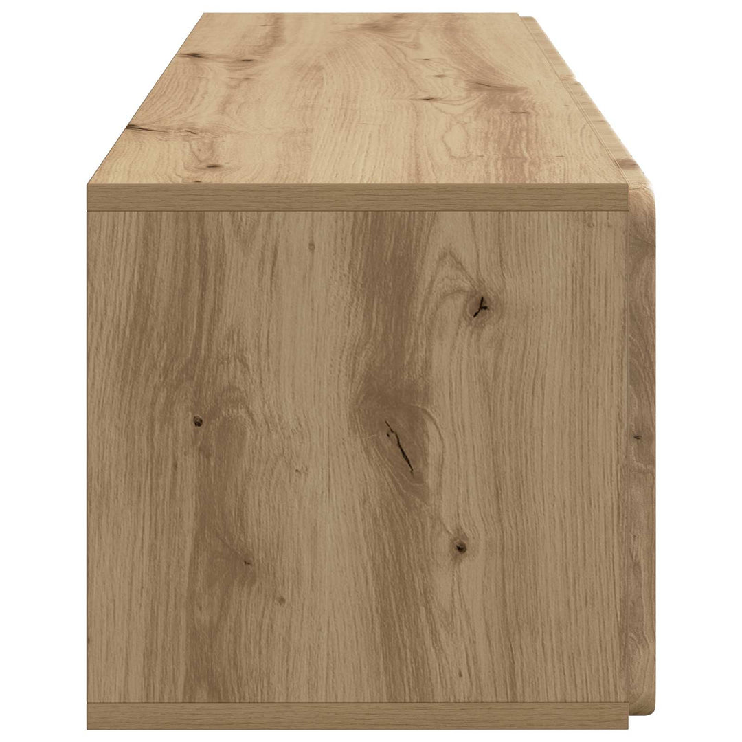 Væghængt TV-skab 98 x 31 x 30 cm Artisan-eg Konstrueret træ