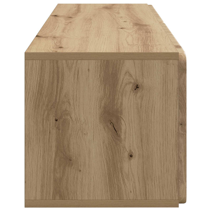 Væghængt TV-skab 98 x 31 x 30 cm Artisan-eg Konstrueret træ