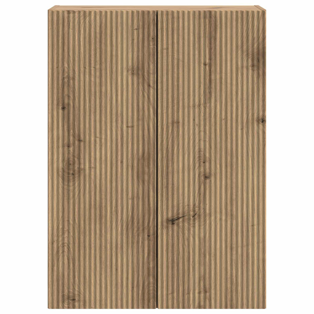 Vægmonteret skab Artisan-eg 66 x 34,5 x 90 cm Konstrueret træ