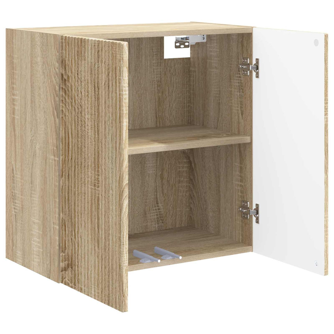 Vægmonteret skab Sonoma-eg 59 x 31 x 60 cm Konstrueret træ