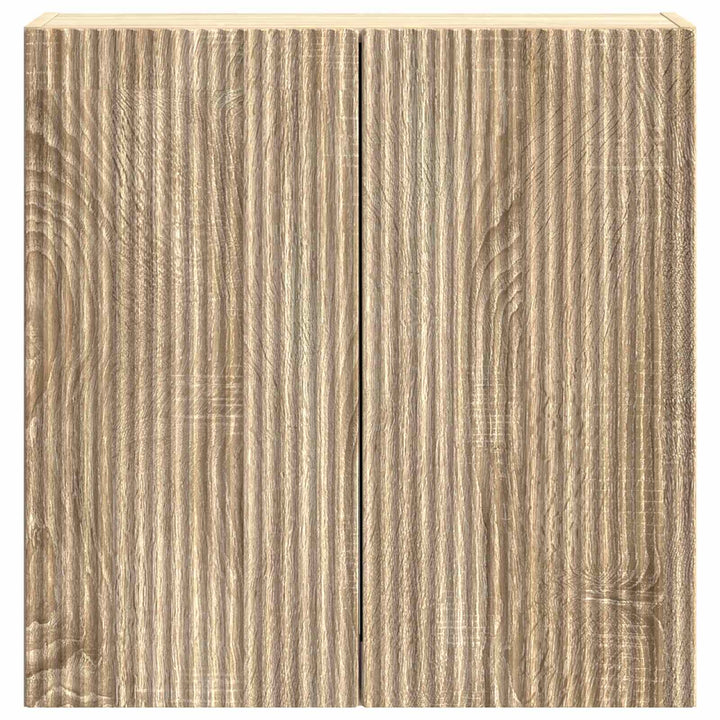 Vægmonteret skab Sonoma-eg 59 x 31 x 60 cm Konstrueret træ
