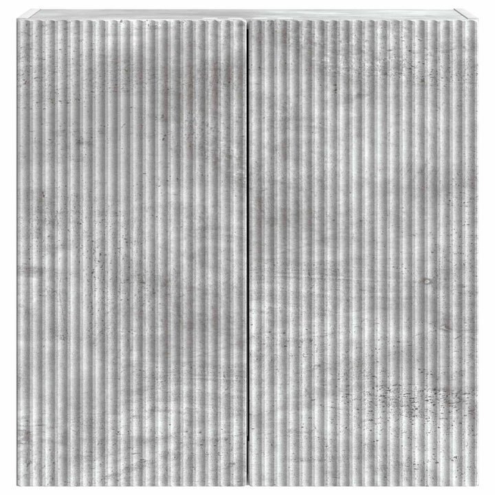 Vægmonteret skab Betongrå 59 x 31 x 60 cm Konstrueret træ