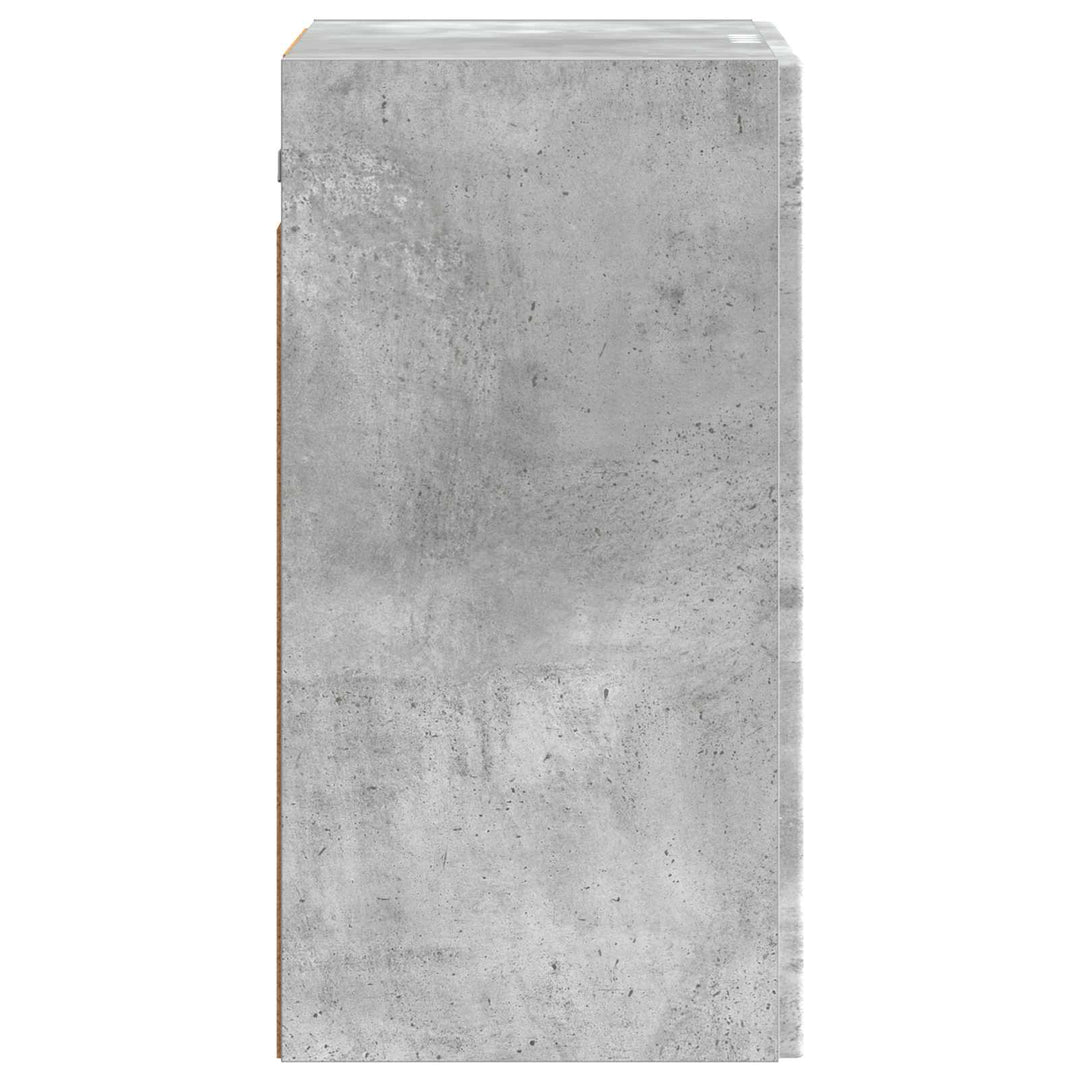 Vægmonteret skab Betongrå 59 x 31 x 60 cm Konstrueret træ