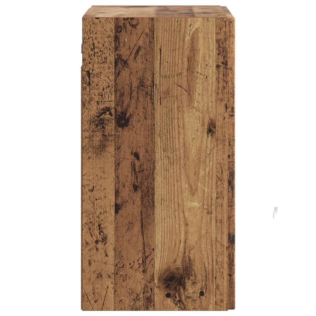 Vægmonteret skab Gammelt træ 59 x 31 x 60 cm Konstrueret træ