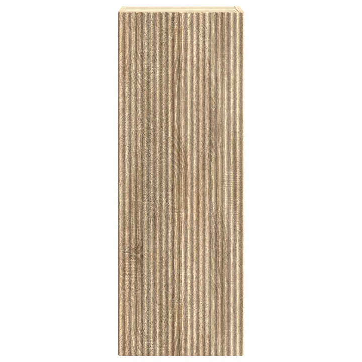 Vægmonteret skab Sonoma-eg 33 x 34,5 x 90 cm Konstrueret træ