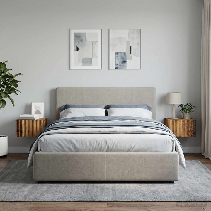 Væghængt Natbord med skuffe 2 pcs Gammelt træ 33 x 34,5 x 20 cm