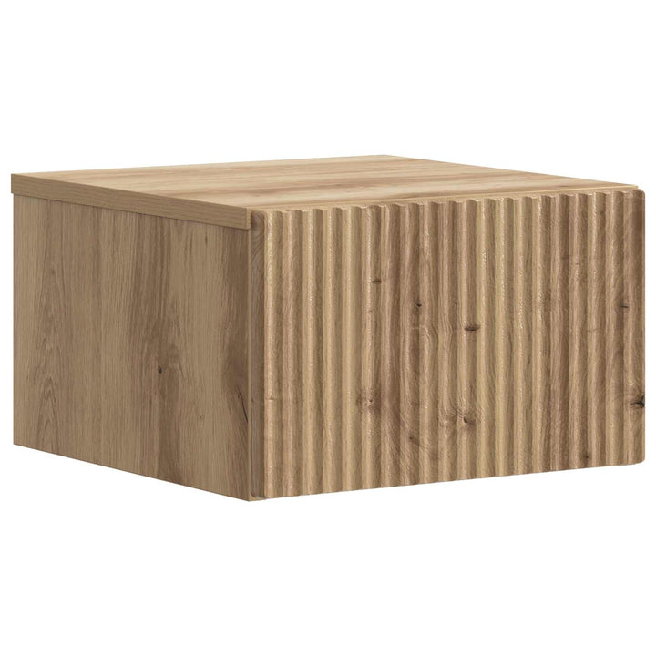 Væghængt Natbord Artisan-eg 33 x 34,5 x 20 cm Konstrueret træ
