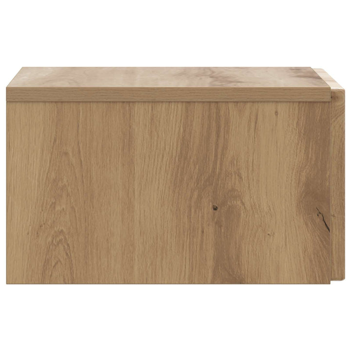 Væghængt Natbord Artisan-eg 33 x 34,5 x 20 cm Konstrueret træ