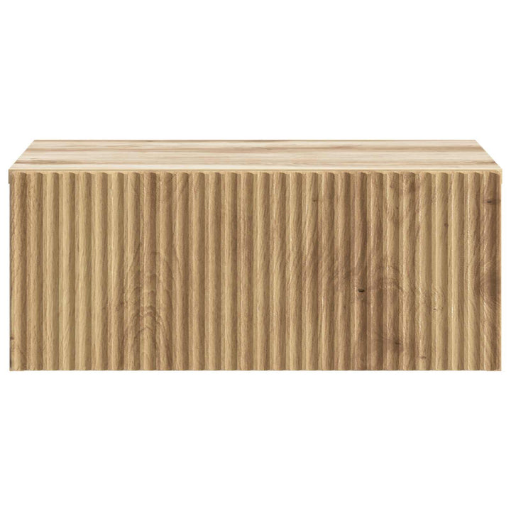 Væghængt Natbord Artisan-eg 49 x 34,5 x 20 cm Konstrueret træ