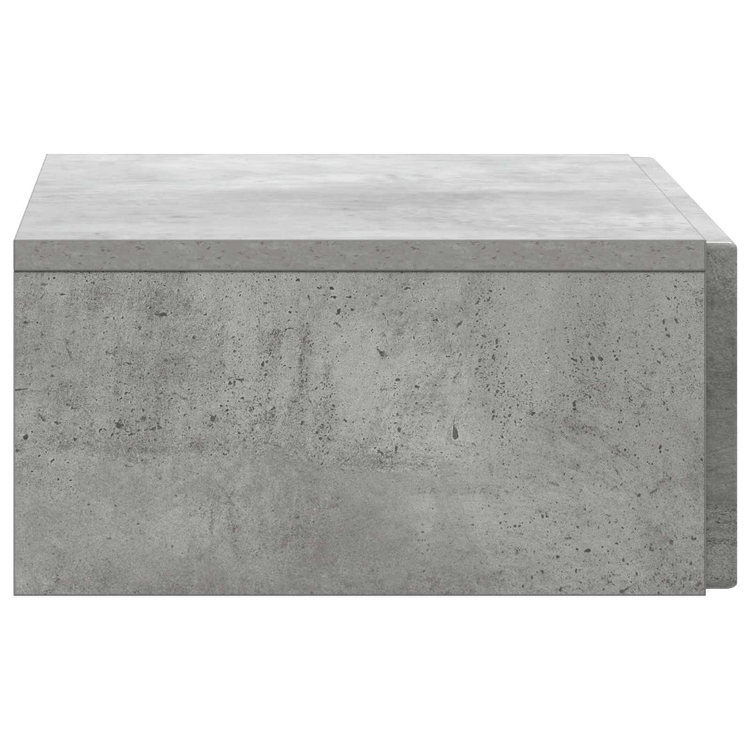 Væghængt Sideskab 59 x 34,5 x 17 cm Konstrueret træ Betongrå