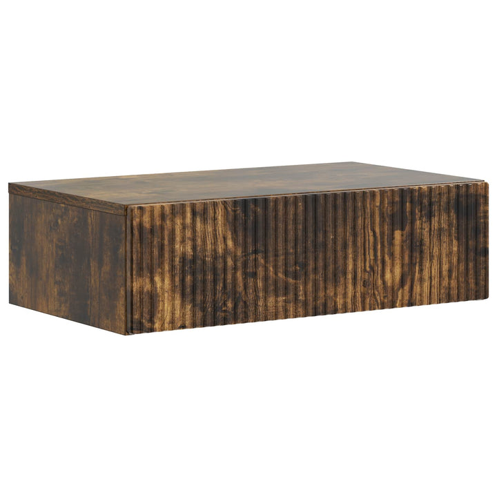 Væghængt Sideskab Røget eg 59 x 34,5 x 17 cm Konstrueret træ