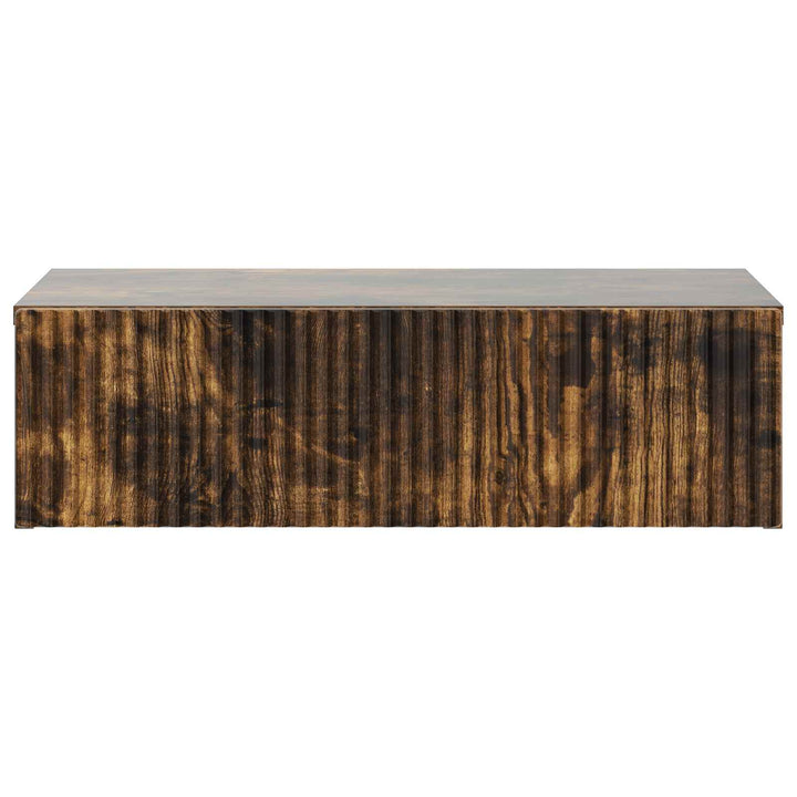 Væghængt Sideskab Røget eg 59 x 34,5 x 17 cm Konstrueret træ