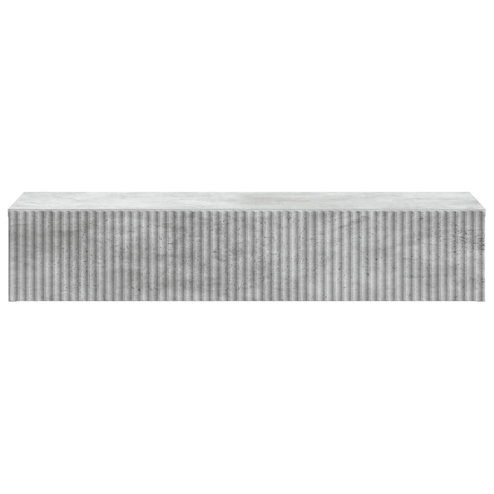 Væghængt Sideskab 87,5 x 34,5 x 17 cm Konstrueret træ Betongrå