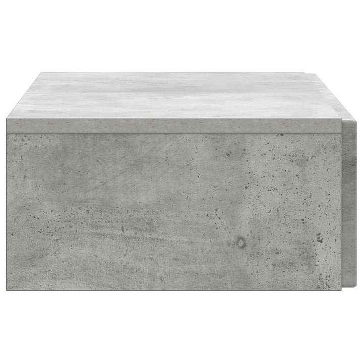 Væghængt Sideskab 87,5 x 34,5 x 17 cm Konstrueret træ Betongrå