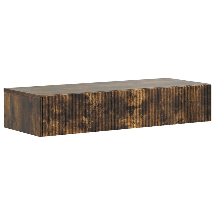 Væghængt Sideskab Røget eg 87,5 x 34,5 x 17 cm Konstrueret træ
