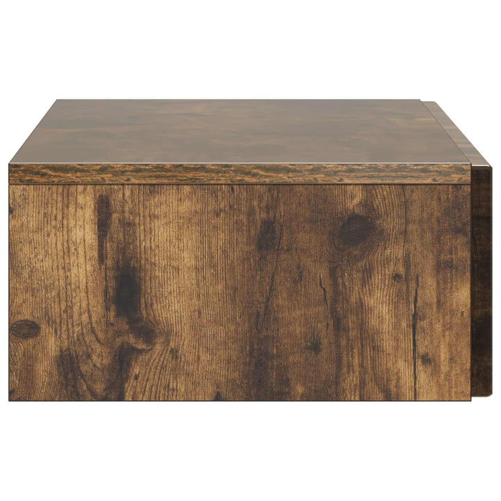 Væghængt Sideskab Røget eg 87,5 x 34,5 x 17 cm Konstrueret træ