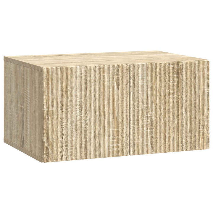 Væghængt TV-skab Sonoma-eg 59,5 x 41 x 30 cm Konstrueret træ